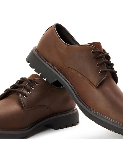 Timberland Brown Waterproof Derby Shoes for men