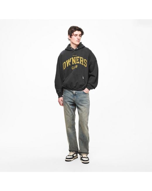 Represent Gray Owners Pull Over Hoodie for men