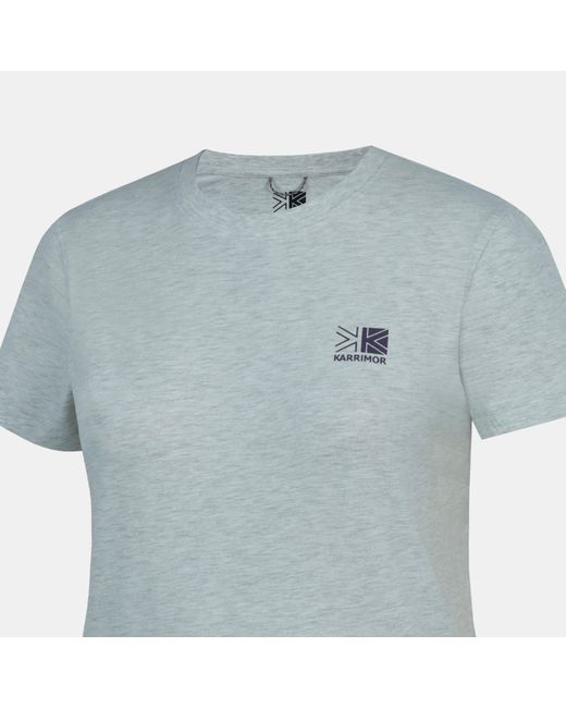 Karrimor Blue Logo Cotton Short Sleeve Crew Neck T-Shirt