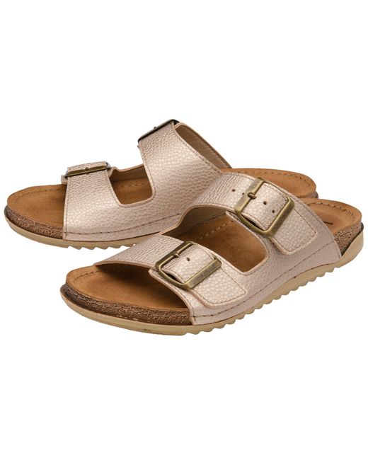 Lotus Shoes Brown Rome Flat Sandal