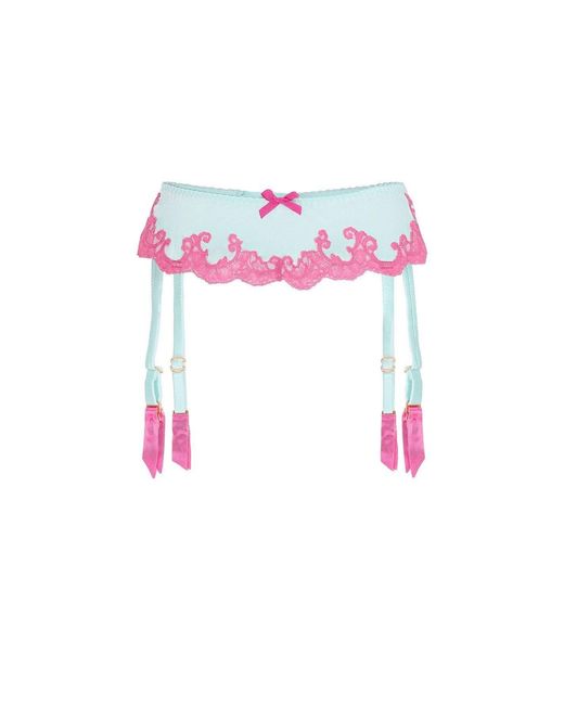 Agent Provocateur Purple Molly Suspender