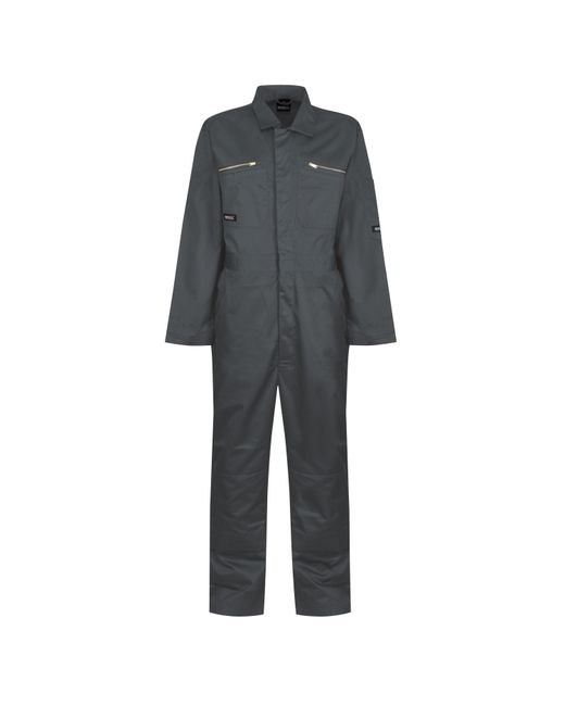 Regatta Gray Prozip Zip System Professional Overalls for men
