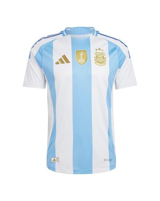 Adidas Blue Argentina Authentic Home Shirt 2024 Adults for men