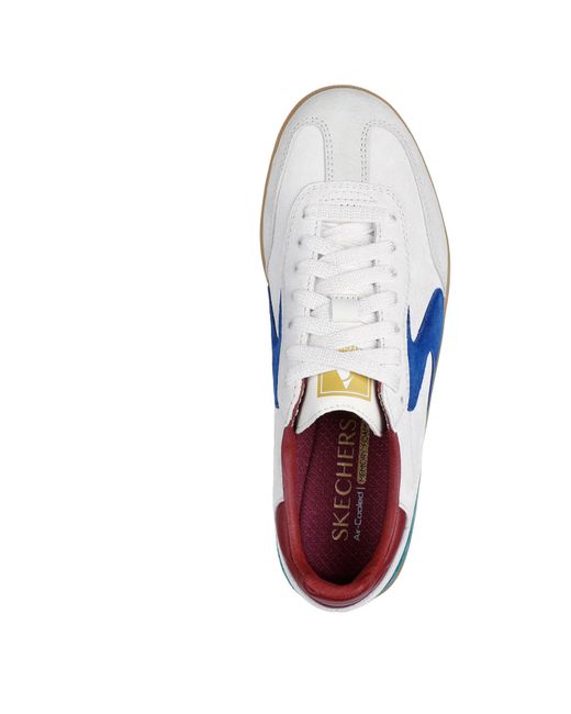 Skechers White Hotshot Casual Low-Top Trainers