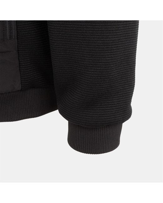 Dunlop Black Hybrid Baffle Work Long Sleeve Full Zip Softshell Jacket for men