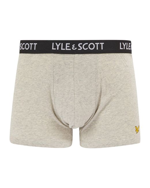 Lyle & Scott Blue 5 Pack Miller Trunks for men