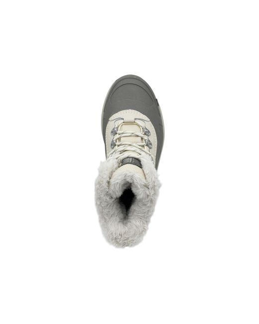 Karrimor Gray Snowfur Winter Insulated Water Resistant Snow Boots