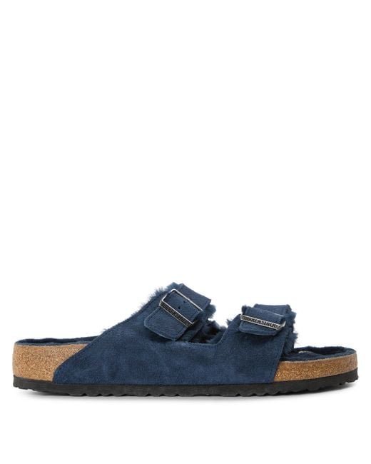 Birkenstock Blue Bstk Arizona Shearling 64