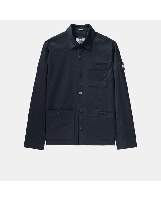 Weekend Offender Blue Taveria Baker Jacket for men
