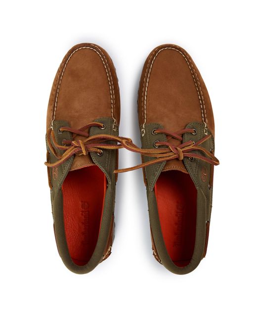 Timberland Brown Authentic Boat Shoe for men