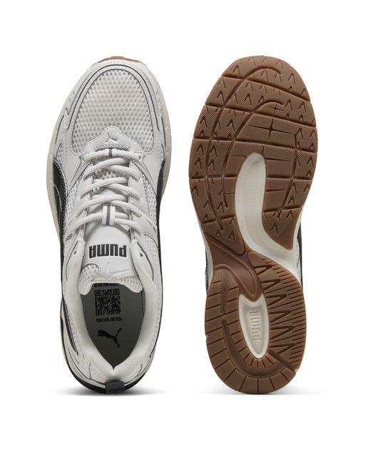 PUMA White Milenio Tech Low-Top Trainers