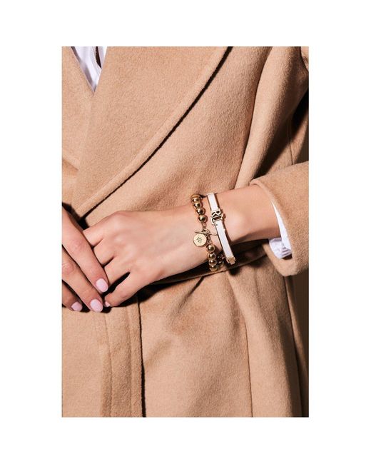 Ralph Lauren Metallic Lauren Ralph Lauren & Logo Bangle