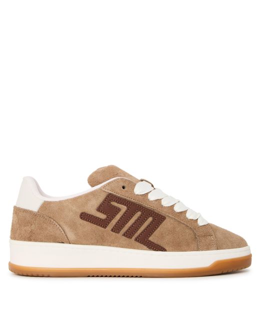 Steve Madden Brown Alysha Low Top Trainers