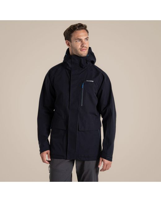 Craghoppers Blue Lorton Ii Waterproof Walking Walking Jacket for men