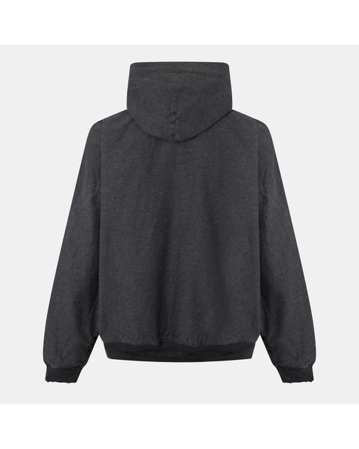 Balenciaga Gray Denim Jacket for men