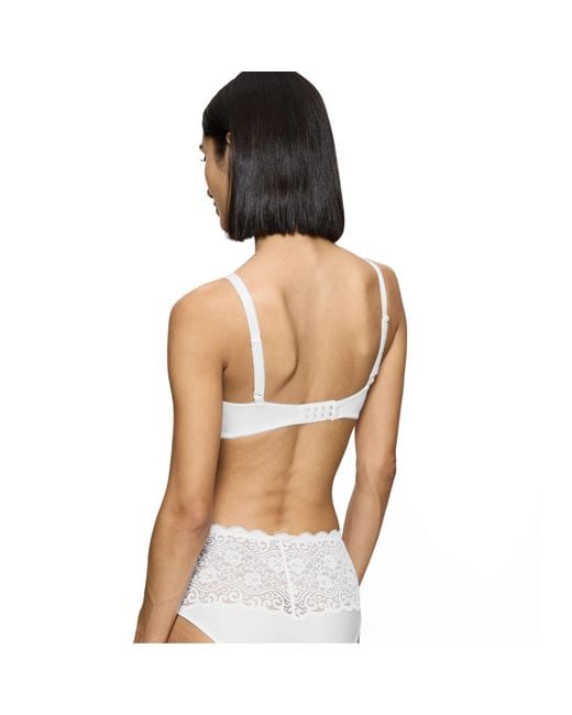 Triumph White Demi Bra