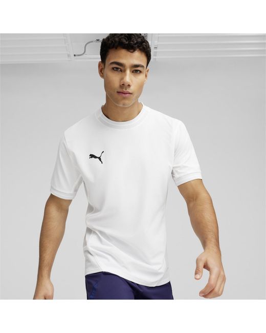 PUMA White Teamfinal Jersey T-Shirt for men