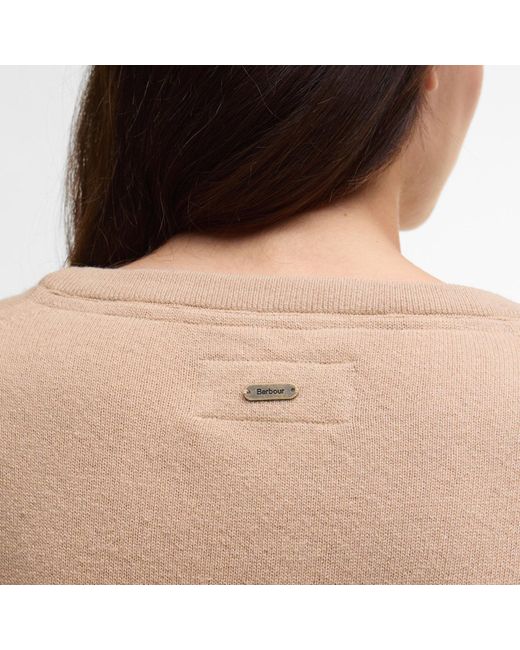 Barbour Natural Pendle Crew Neck Jumper