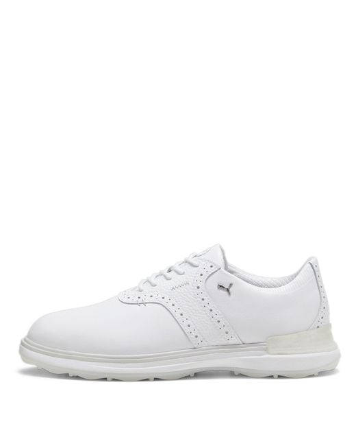PUMA White Avant Spikeless Golf Shoes for men