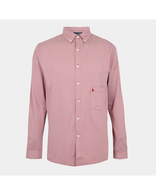 Musto Pink Effortless Ls Shirt for men
