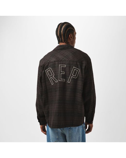 Represent Black Overshirt for men