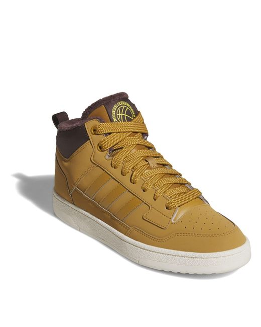 Adidas Brown Rcourt High-Top Trainers for men