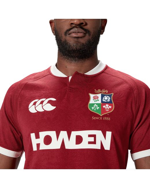 Canterbury Red British And Irish Lions 2025 Shirt Adults for men