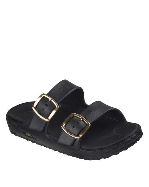 Skechers Black Flat Sandals