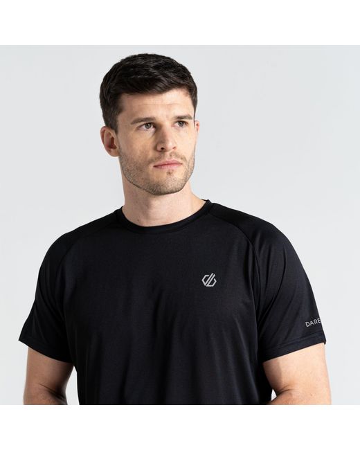 Dare 2b Black Accelerate Tee for men