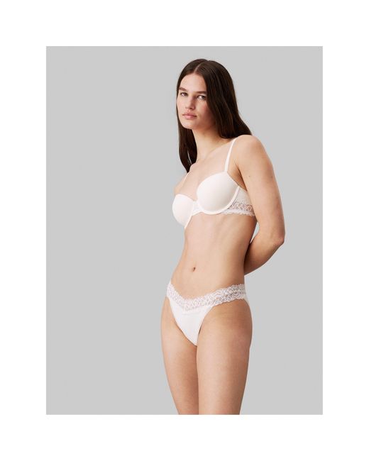 Calvin Klein Brown Balconette Bra