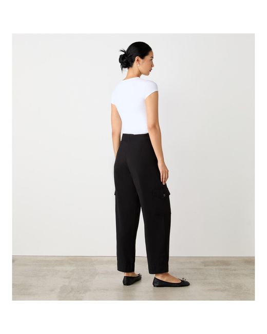 Finery London White Sara Cargo Trousers