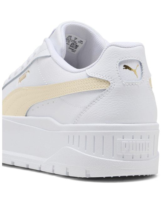PUMA White Karmen Ii Low-Top Trainers
