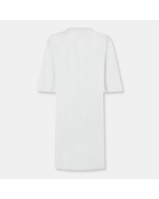 Balenciaga White Fitted Mini Dress