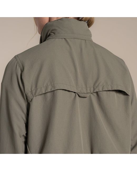 Craghoppers Gray Nosilife Farah Insect-Repellent Travel Jacket