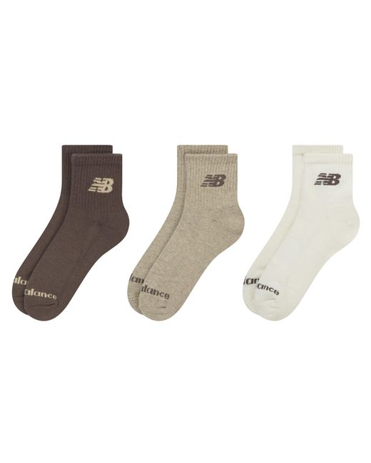 New Balance Natural Everyday Ankle Socks 3-Pack Adults
