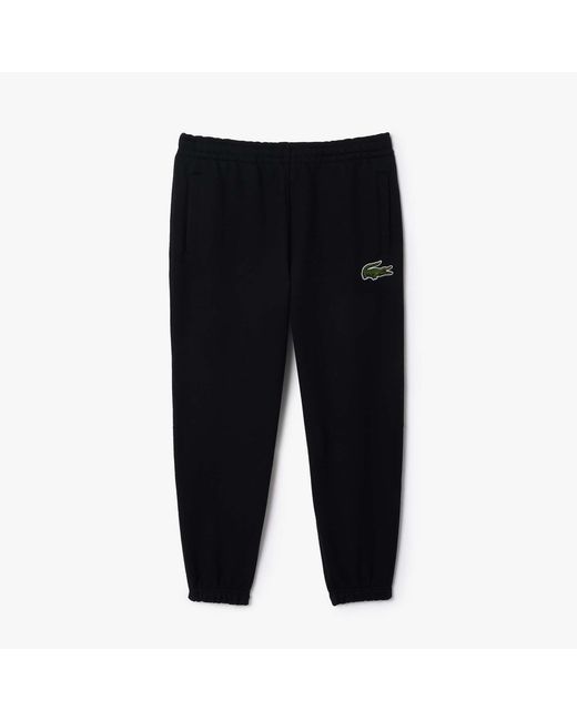 Lacoste Black Relaxed-Fit Sweatpants for men