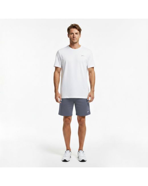 Slazenger 1881 Blue Fleece Shorts for men