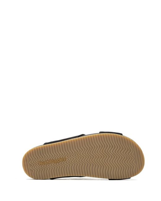 Hush Puppies Black Mylah Slide Sandal