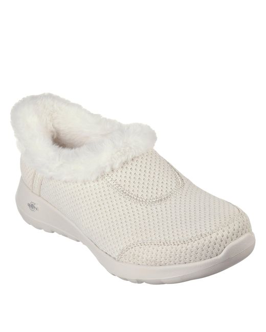 Skechers White Flat Sandals