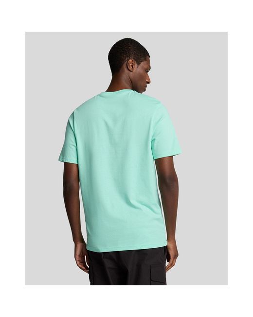 Lyle & Scott Blue Basic Logo T Shirt for men