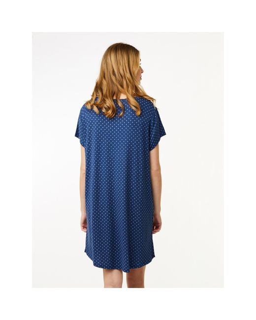 CCDK Blue T-Shirt Dress