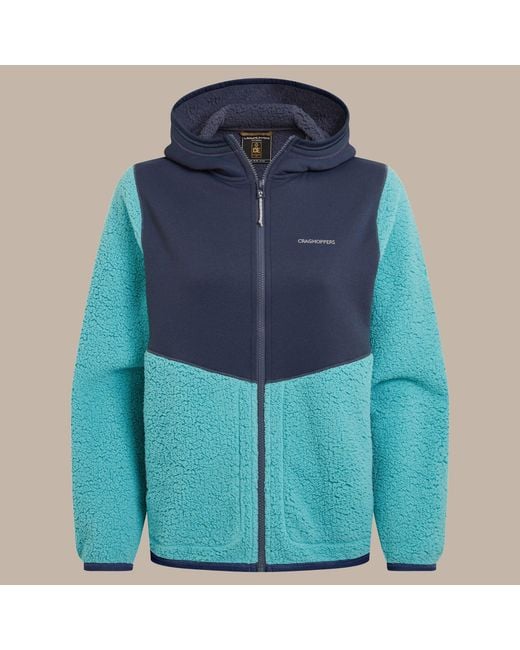 Craghoppers Blue Telesto Insulated Hooded Fleece Jacket