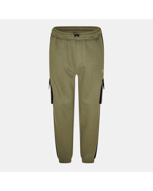 Everlast Green Utility Closed Hem Fleece Joggers for men