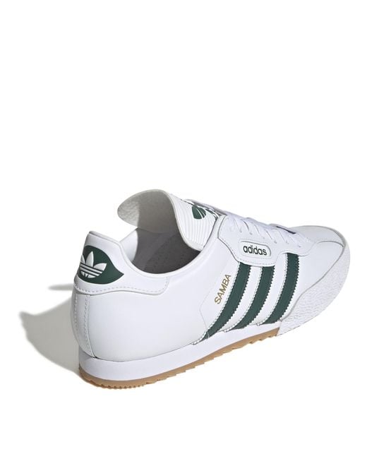 Adidas Gray Samba Super Trainers for men
