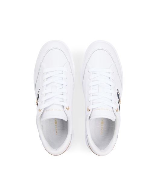 Tommy Hilfiger White Low-Top Trainers
