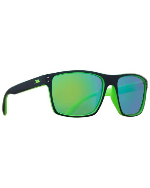 Trespass Green Adults Zest Rectangle Sunglasses