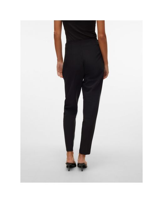Vero Moda Black Lina Tapered Cigarette Trouser
