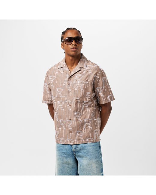 Represent Natural Designer Structured Tailored Fit Overshirt for men
