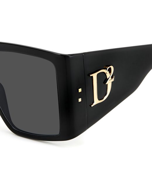 DSquared² Black Round Sunglasses