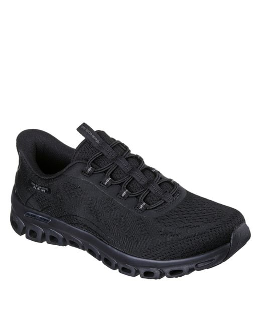 Skechers Blue Slip On Trainers